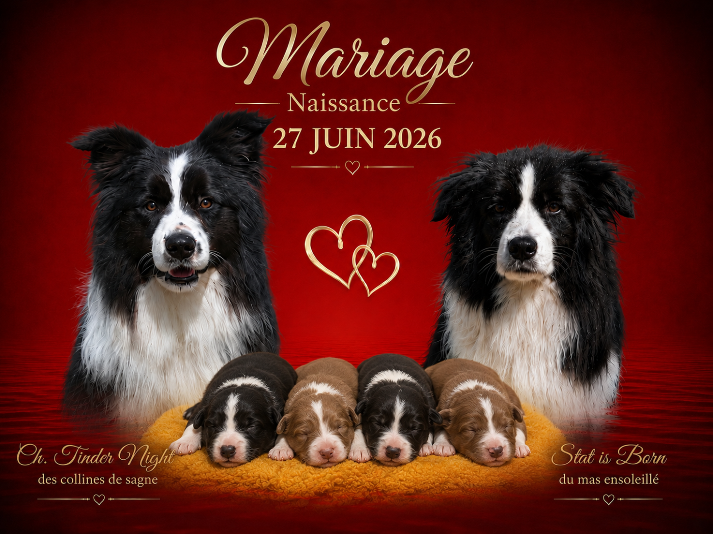 Chiot Border Collie Du Mas Ensoleillé